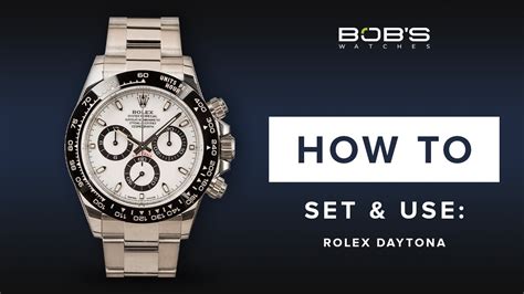 Rolex daytona setting instructions